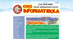 Desktop Screenshot of informatibola.webnode.com.br