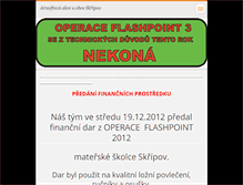 Tablet Screenshot of operaceflashpointskripov.webnode.cz