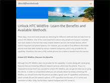 Tablet Screenshot of htcwildfireunlockcode.webnode.com