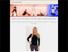 Tablet Screenshot of danielastackeova.webnode.cz