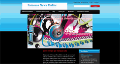 Desktop Screenshot of famososnewsonline.webnode.com.br