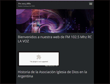 Tablet Screenshot of fm1025castelli.webnode.com.ar