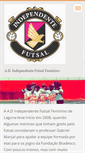 Mobile Screenshot of independentefutsalfem.webnode.com.br