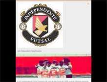 Tablet Screenshot of independentefutsalfem.webnode.com.br
