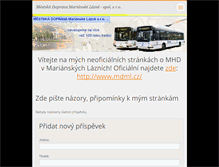 Tablet Screenshot of mdml.webnode.cz