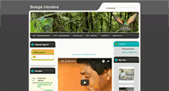 Desktop Screenshot of biologiainterativa.webnode.com.br