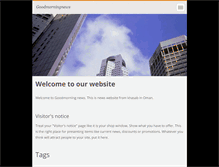 Tablet Screenshot of goodmorningnews.webnode.com