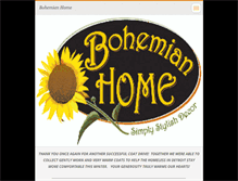 Tablet Screenshot of bohemianhome.webnode.com