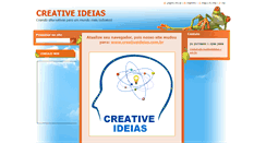 Desktop Screenshot of creativeideias.webnode.com.br