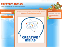Tablet Screenshot of creativeideias.webnode.com.br