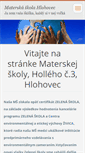 Mobile Screenshot of msholleho.webnode.sk