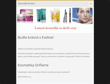 Tablet Screenshot of evelinecosmetics-rokycany.webnode.cz