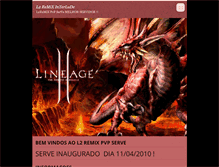 Tablet Screenshot of l2remixpvpserve.webnode.com.br