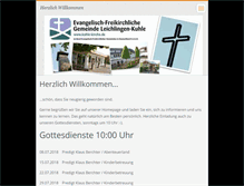 Tablet Screenshot of kuhlekirche.webnode.com