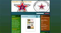 Desktop Screenshot of desportivogarrafc.webnode.com.br