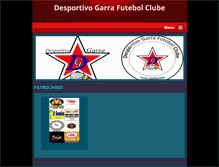 Tablet Screenshot of desportivogarrafc.webnode.com.br