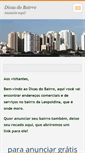Mobile Screenshot of dicasdobairro.webnode.com.br