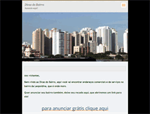 Tablet Screenshot of dicasdobairro.webnode.com.br
