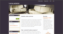 Desktop Screenshot of lacne-sedacky.webnode.sk