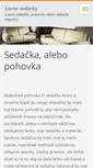 Mobile Screenshot of lacne-sedacky.webnode.sk
