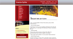 Desktop Screenshot of gvarza-fyzika.webnode.sk