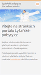 Mobile Screenshot of lyzarskepobyty.webnode.cz