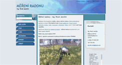 Desktop Screenshot of mereni-radonu.webnode.cz