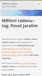 Mobile Screenshot of mereni-radonu.webnode.cz