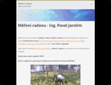 Tablet Screenshot of mereni-radonu.webnode.cz