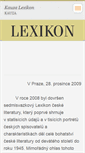 Mobile Screenshot of petice-za-lexikon.webnode.cz