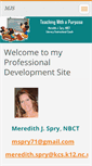 Mobile Screenshot of meredithspry.webnode.com