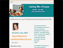 Tablet Screenshot of meredithspry.webnode.com