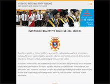 Tablet Screenshot of colegiobusiness.webnode.es