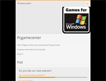 Tablet Screenshot of pcgamecenter.webnode.com