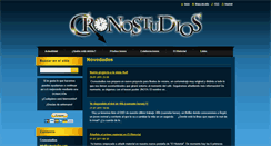 Desktop Screenshot of cronostudios.webnode.es