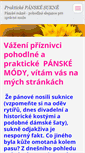 Mobile Screenshot of panskesukne.webnode.cz