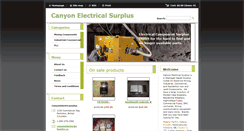 Desktop Screenshot of canyonelectricsurplus.webnode.com