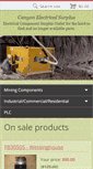 Mobile Screenshot of canyonelectricsurplus.webnode.com