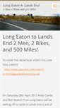 Mobile Screenshot of longeaton-to-landsend.webnode.com