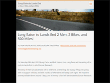 Tablet Screenshot of longeaton-to-landsend.webnode.com