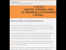 Tablet Screenshot of cidescaletaolivia.webnode.com.ar