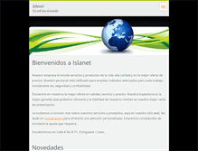 Tablet Screenshot of islanet.webnode.es