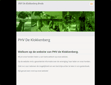 Tablet Screenshot of phv-deklokkenberg.webnode.nl