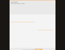 Tablet Screenshot of learnslovak.webnode.sk
