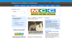 Desktop Screenshot of musicoscristaoscatolicos.webnode.com