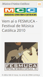 Mobile Screenshot of musicoscristaoscatolicos.webnode.com