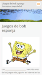Mobile Screenshot of juegosdebob.webnode.es