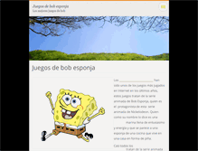 Tablet Screenshot of juegosdebob.webnode.es