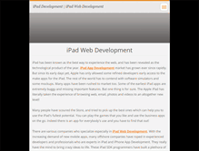 Tablet Screenshot of ipad-development.webnode.com