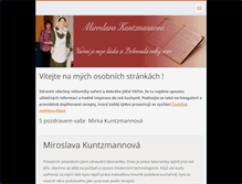 Tablet Screenshot of kuntzmannova.webnode.cz